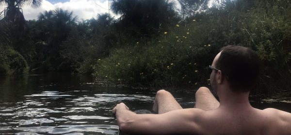 Flutuação no rio Formiga